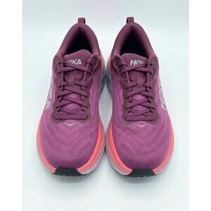 Hoka One One Bondi 8 Womens 13M Purple Pink Running Walking Shoes Sneakers